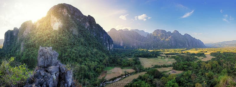 Limestone Summit View, Vang Vieng